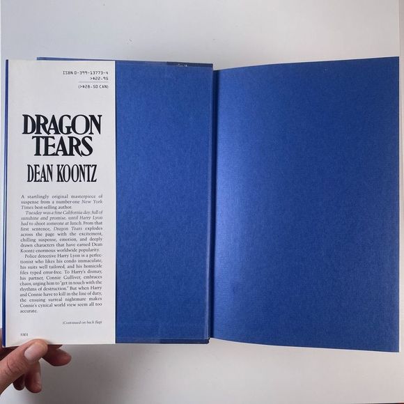 2/$30 - Dragon Tears by Dean Koontz - Picture 6 of 15